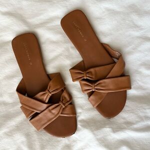 Brown Women's Slide Sandals